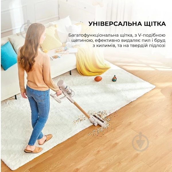 Пилосос Xiaomi Dreame Cordless Vacuum Cleaner U20 white - фото 6
