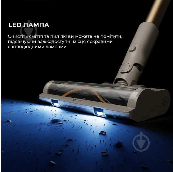 Пилосос Xiaomi Dreame Cordless Vacuum Cleaner U20 white - фото 3