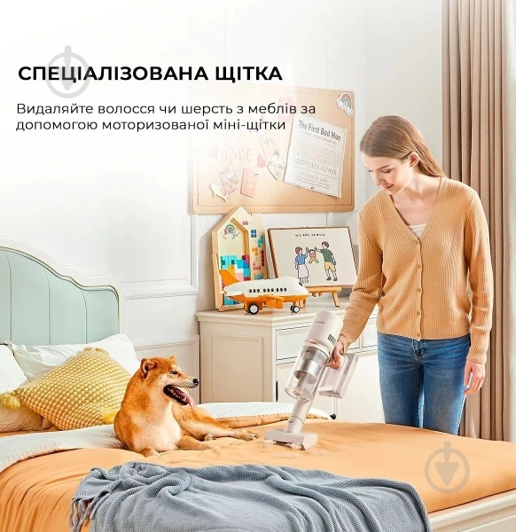 Пилосос Xiaomi Dreame Cordless Vacuum Cleaner U20 white - фото 13