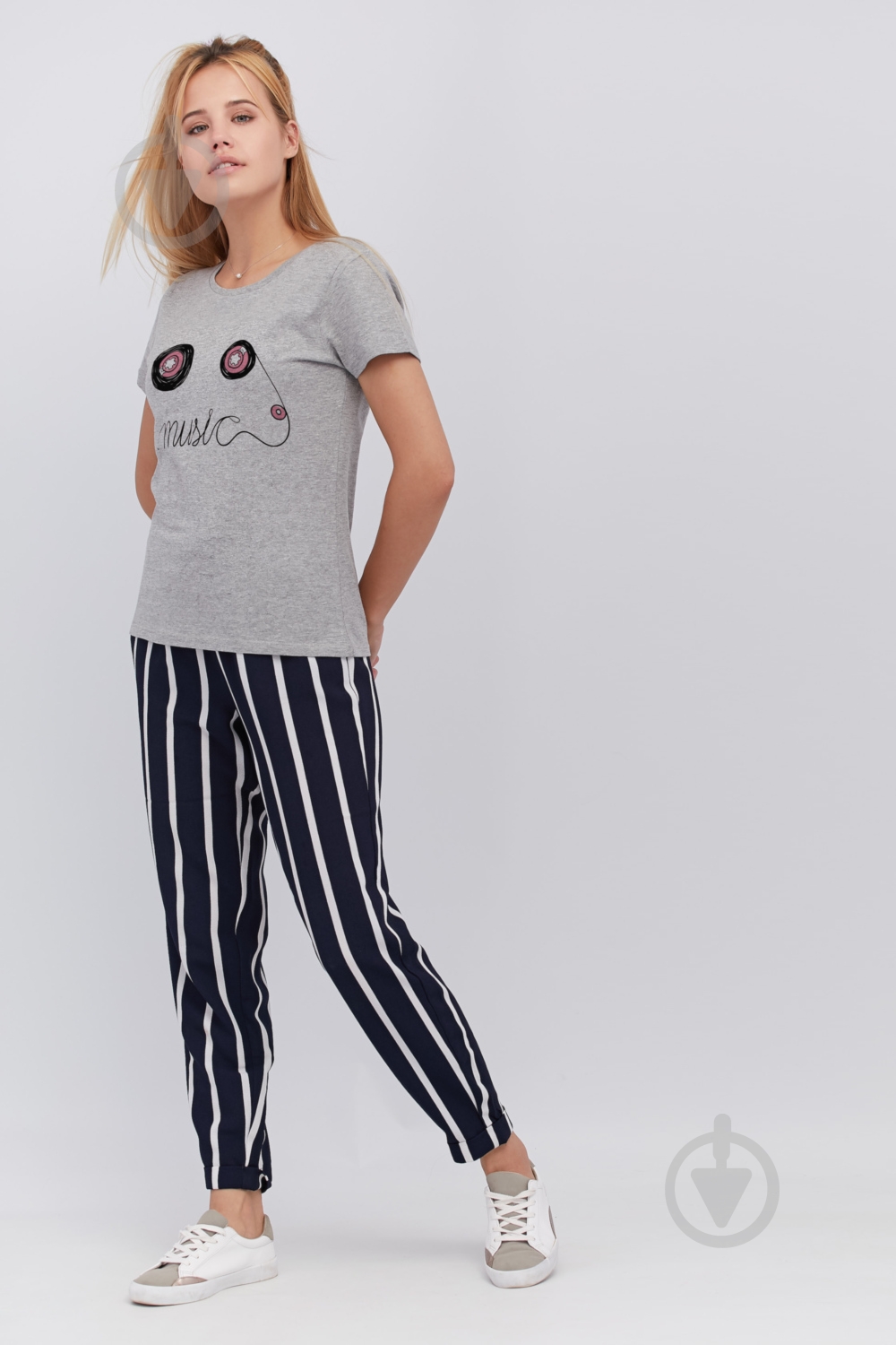 Футболка YAPPI Basic WG1072 р.S серый - фото 2