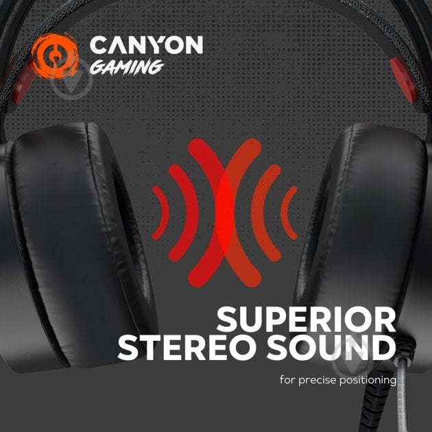 Наушники Canyon GH-8A black (CND-SGHS8A) - фото 10 Наушники Canyon GH-8A black (CND-SGHS8A) - фото 10