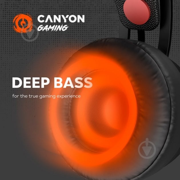 Наушники Canyon GH-8A black (CND-SGHS8A) - фото 9 Наушники Canyon GH-8A black (CND-SGHS8A) - фото 9