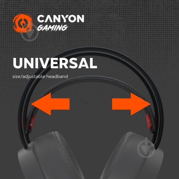 Наушники Canyon GH-8A black (CND-SGHS8A) - фото 8 Наушники Canyon GH-8A black (CND-SGHS8A) - фото 8