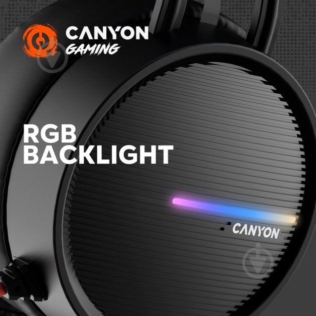 Наушники Canyon GH-8A black (CND-SGHS8A) - фото 5 Наушники Canyon GH-8A black (CND-SGHS8A) - фото 5