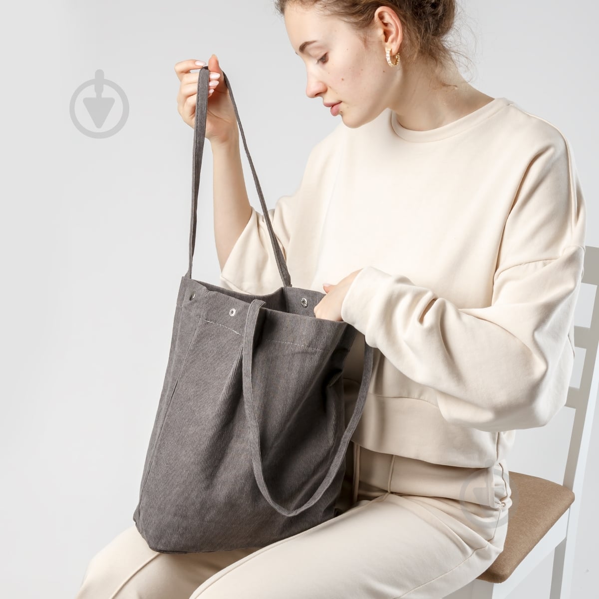 Сумка Органайзер-шопер TH-17 серый MVM - фото 7 Сумка Органайзер-шопер TH-17 серый MVM - фото 7