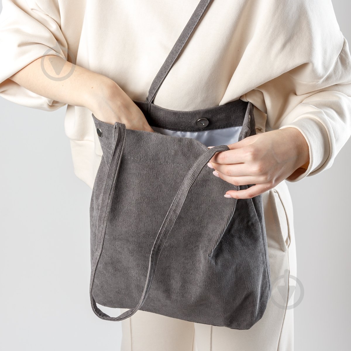 Сумка Органайзер-шопер TH-17 серый MVM - фото 5