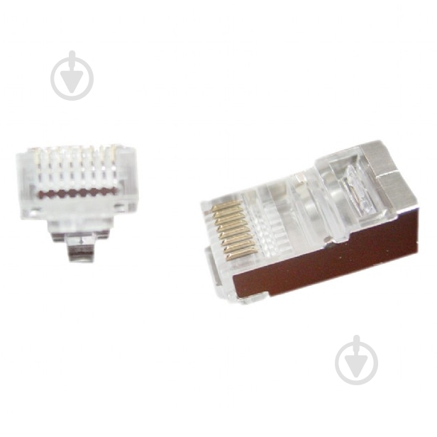 Коннектор Cablexpert LC-PTF-01/100,. 8P8C, CAT-5e, FTP, со сквозными отверстиями (100 шт.) - фото 1 Коннектор Cablexpert LC-PTF-01/100,. 8P8C, CAT-5e, FTP, со сквозными отверстиями (100 шт.) - фото 1