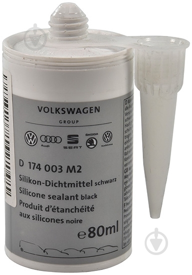 Герметик силиконовый VW (VW.D174003M2) черный 80 мл - фото 1 Герметик силиконовый VW (VW.D174003M2) черный 80 мл - фото 1