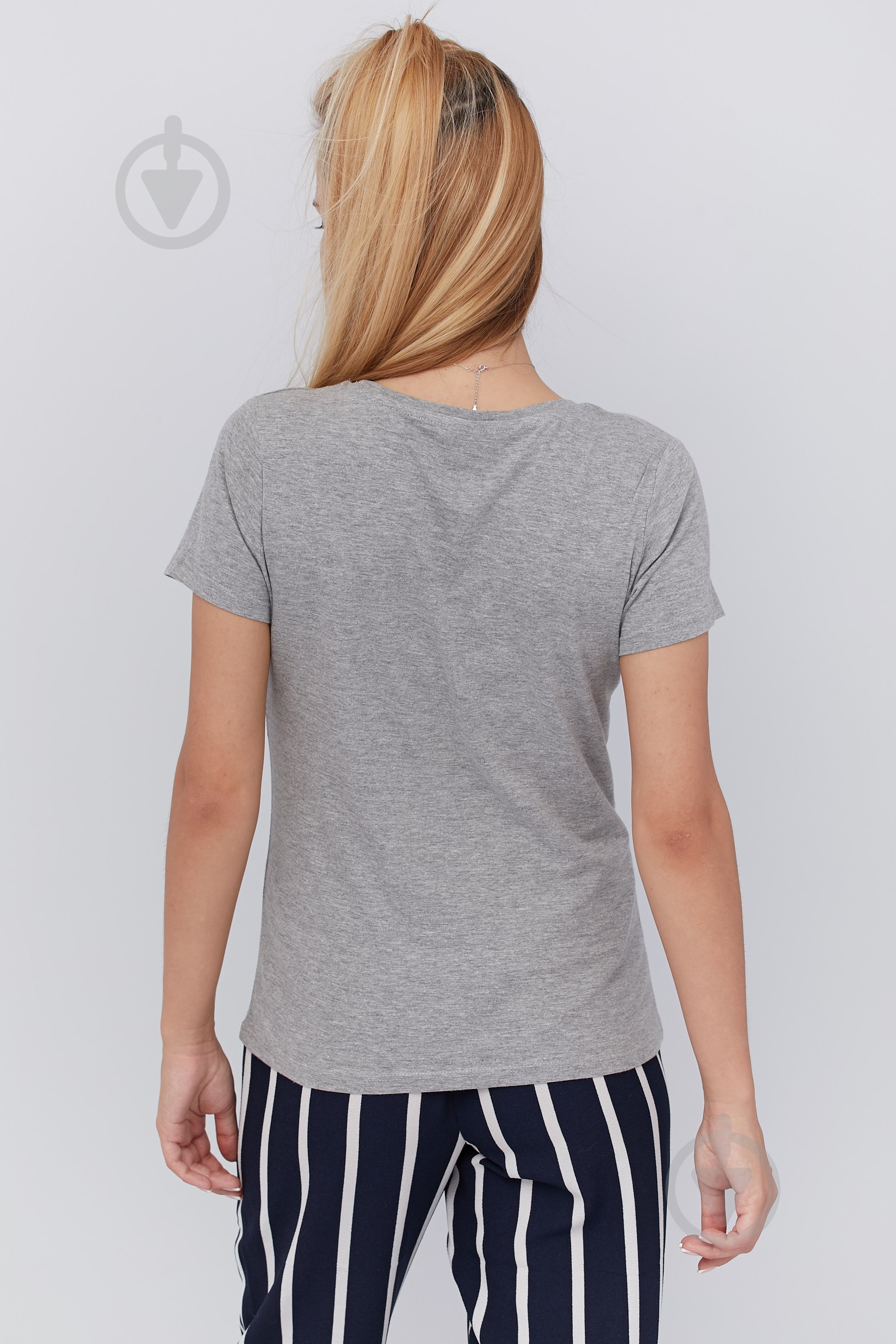 Футболка YAPPI Basic WG1080 р.M серый - фото 3