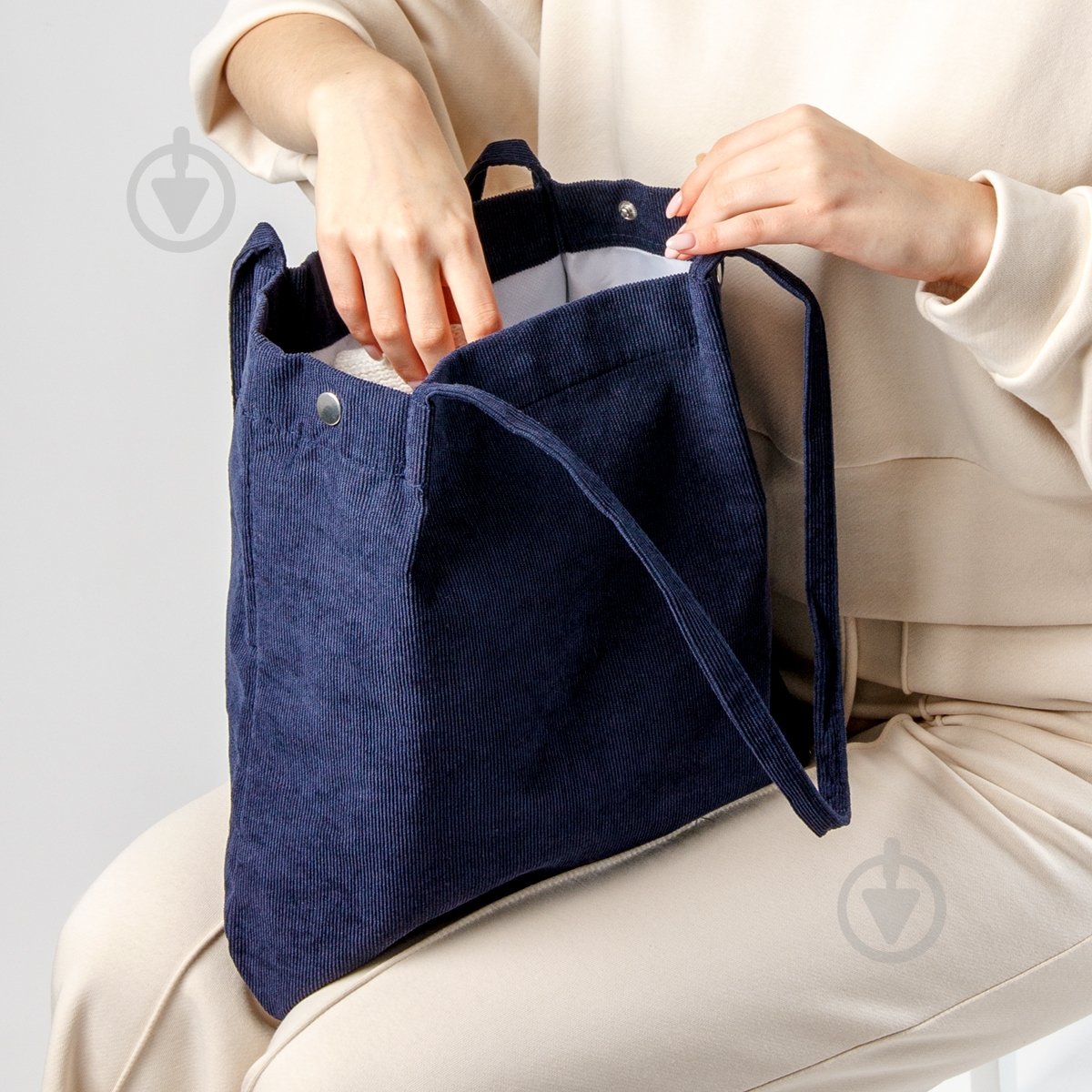 Сумка Органайзер-шопер TH-17 синий MVM - фото 4 Сумка Органайзер-шопер TH-17 синий MVM - фото 4