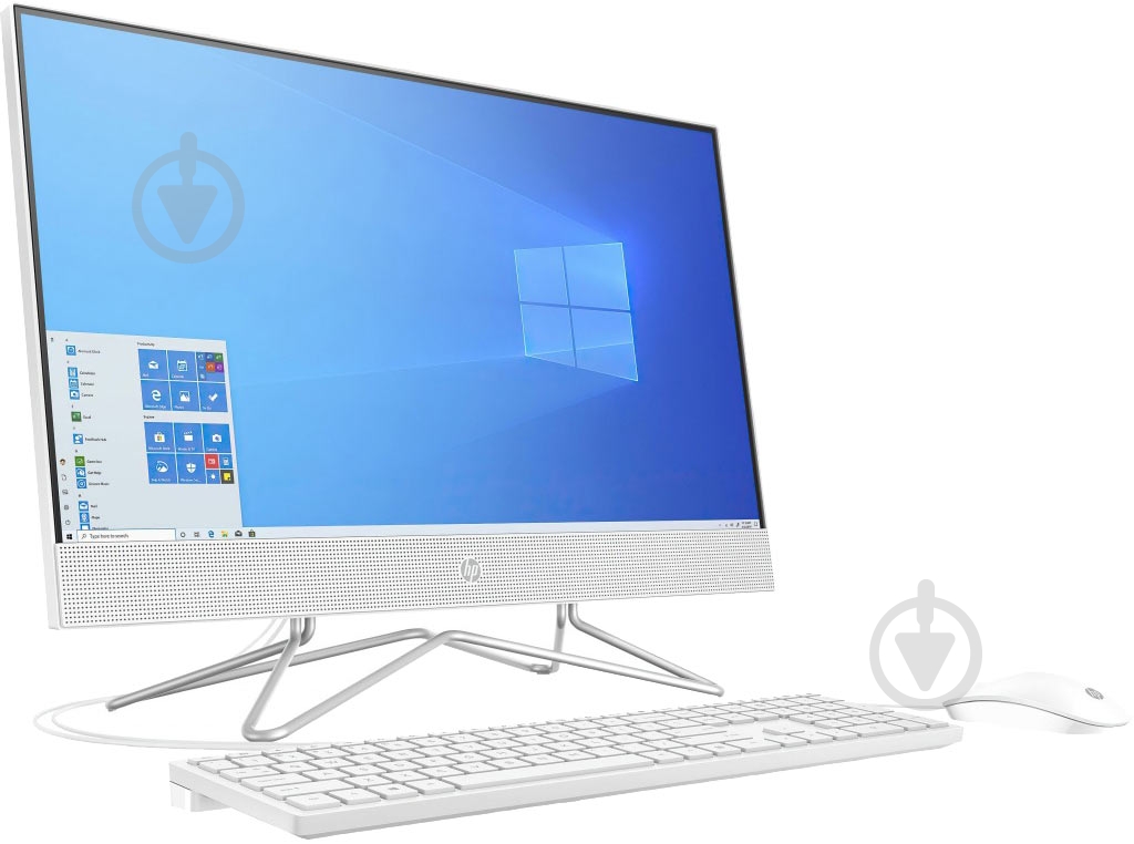 Моноблок HP All-in-One 24-df1012ua Bundle PC 23,8 (42Q62EA) white - фото 3