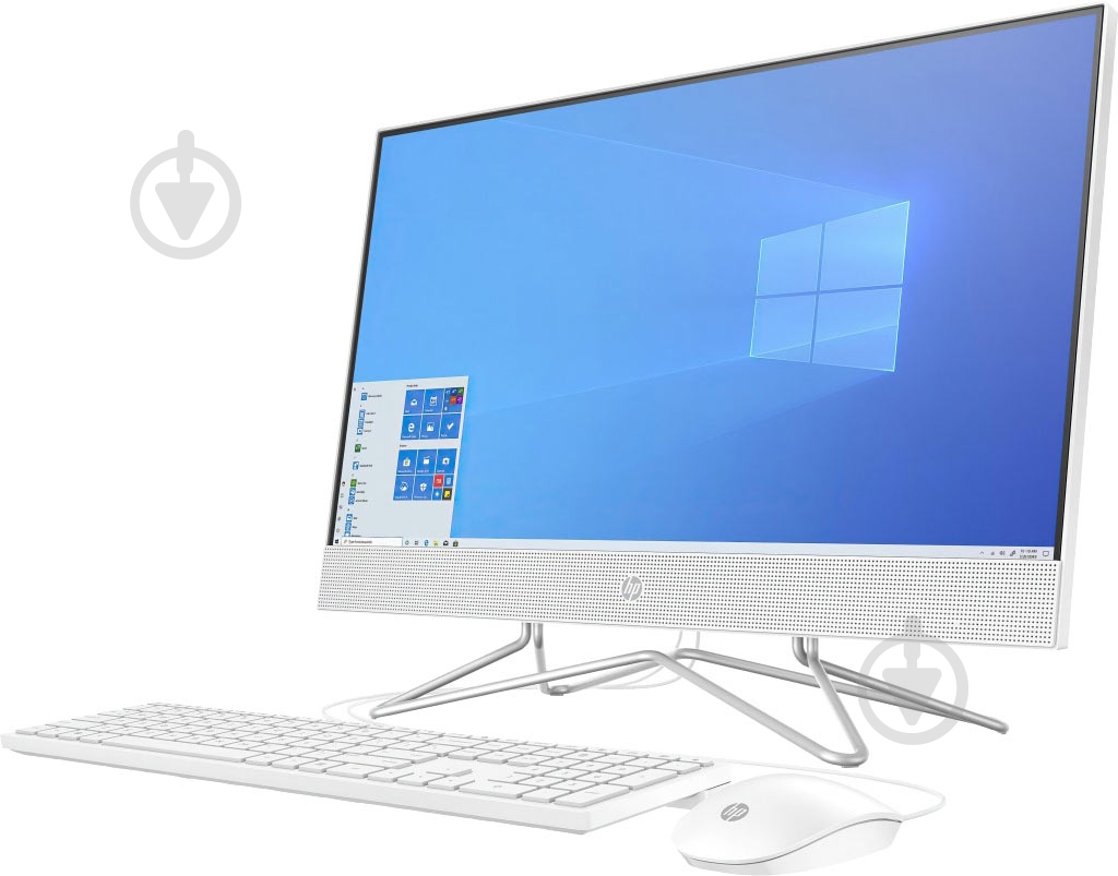 Моноблок HP All-in-One 24-df1012ua Bundle PC 23,8 (42Q62EA) white - фото 4