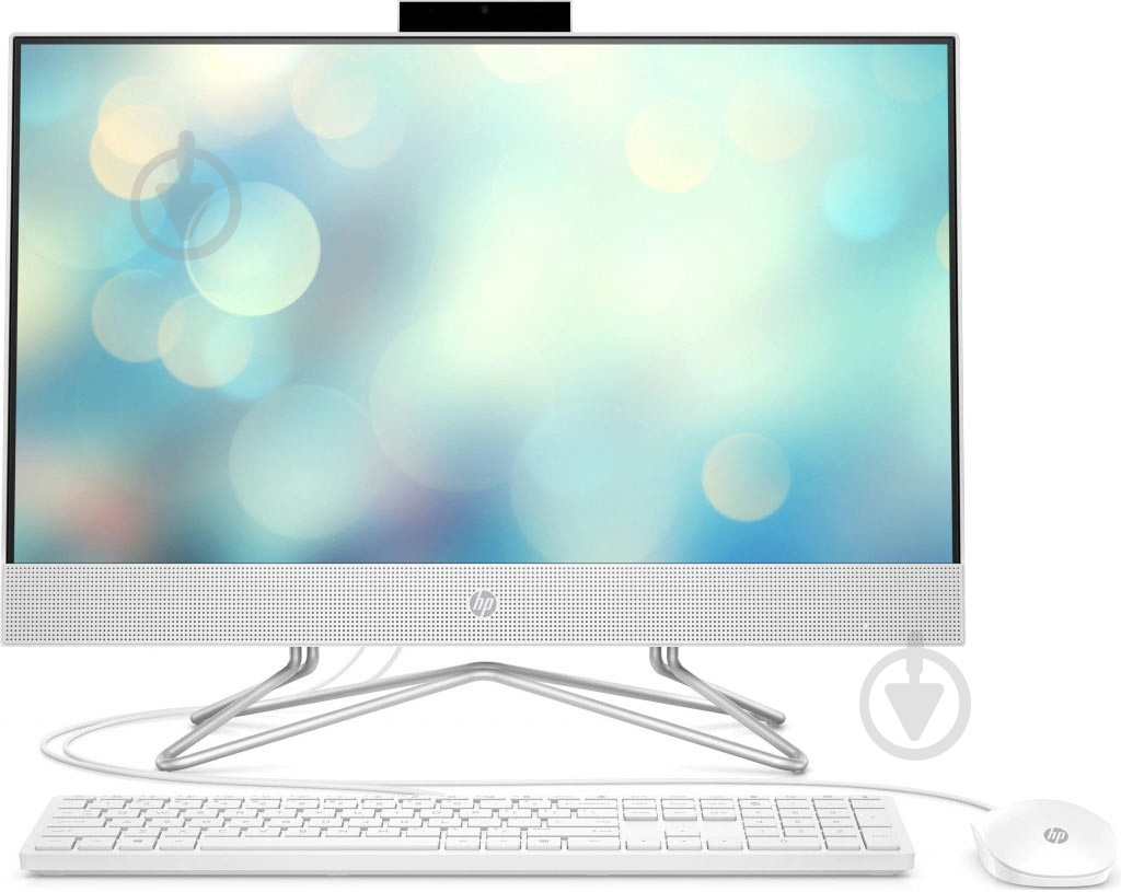 Моноблок HP All-in-One 24-df1012ua Bundle PC 23,8 (42Q62EA) white - фото 1