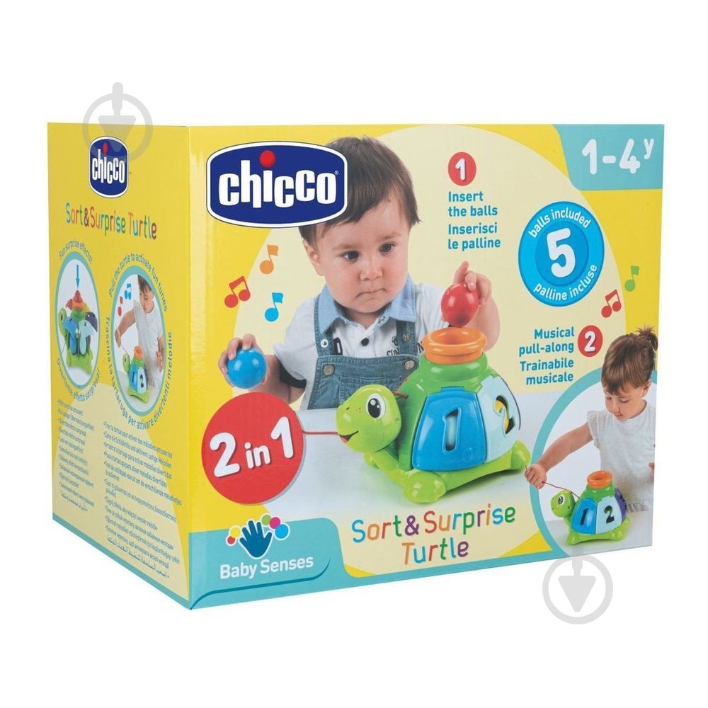 Игрушка-сортер Chicco Черепаха 10622.00 - фото 5 Игрушка-сортер Chicco Черепаха 10622.00 - фото 5