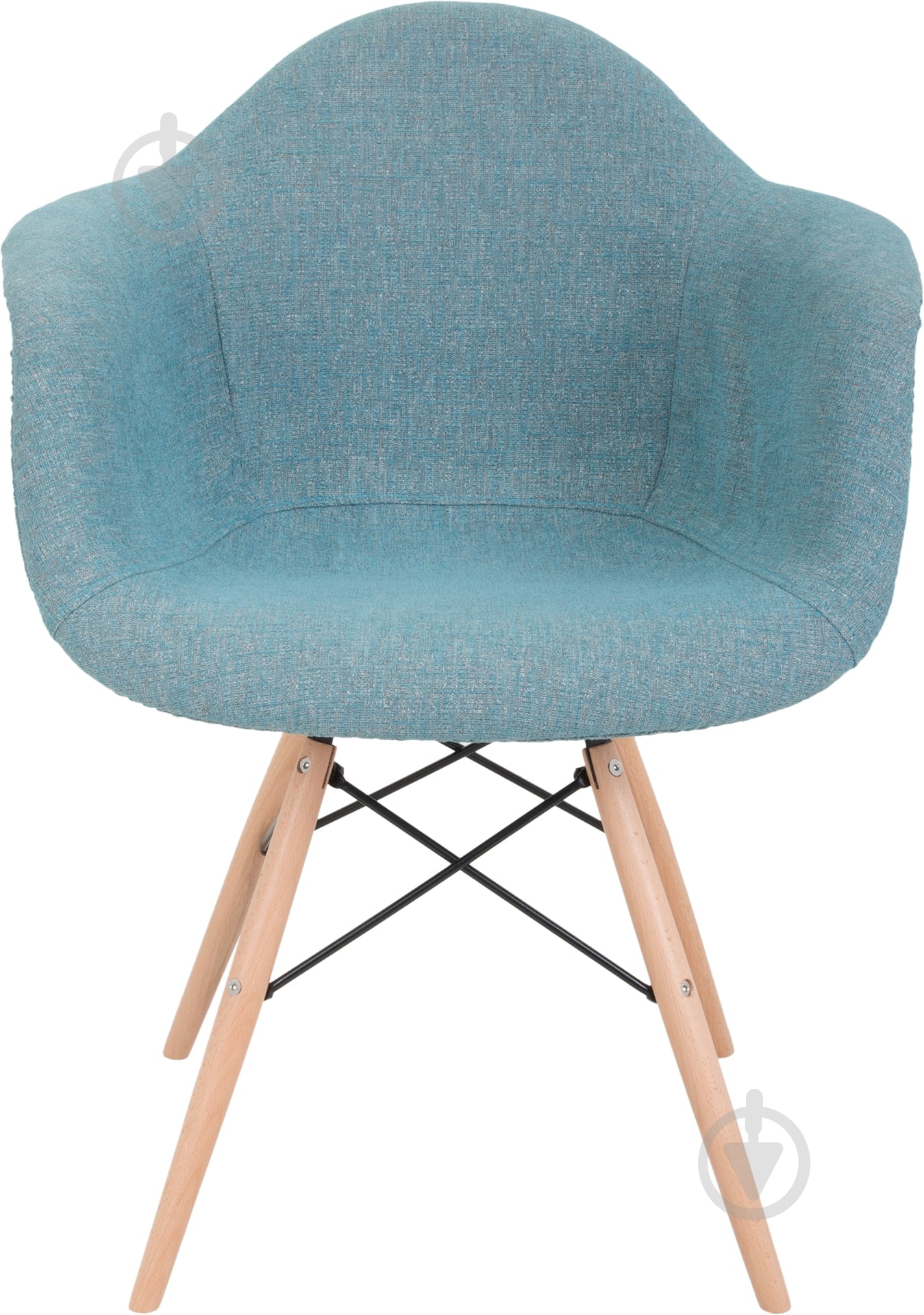 Стул обеденный АС-018WB бежевый/голубой - фото 2