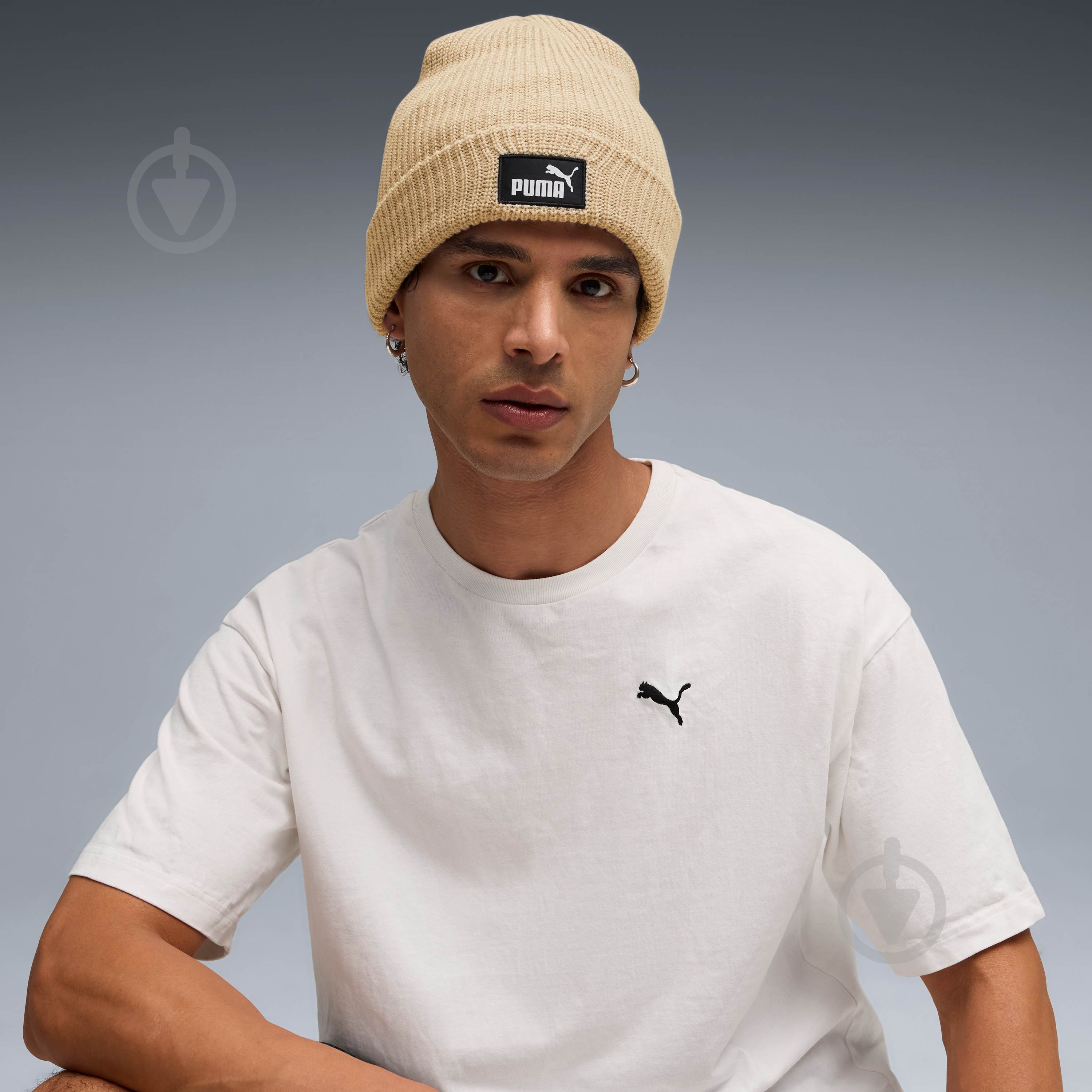 ᐉ Шапка Puma ESS High Crown Beanie 02641005 р.os бежевий • Краща