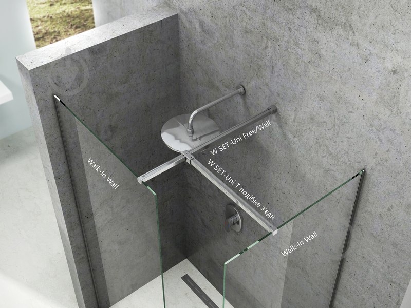 Держатель стекла Ravak W SET-Uni T black - фото 2