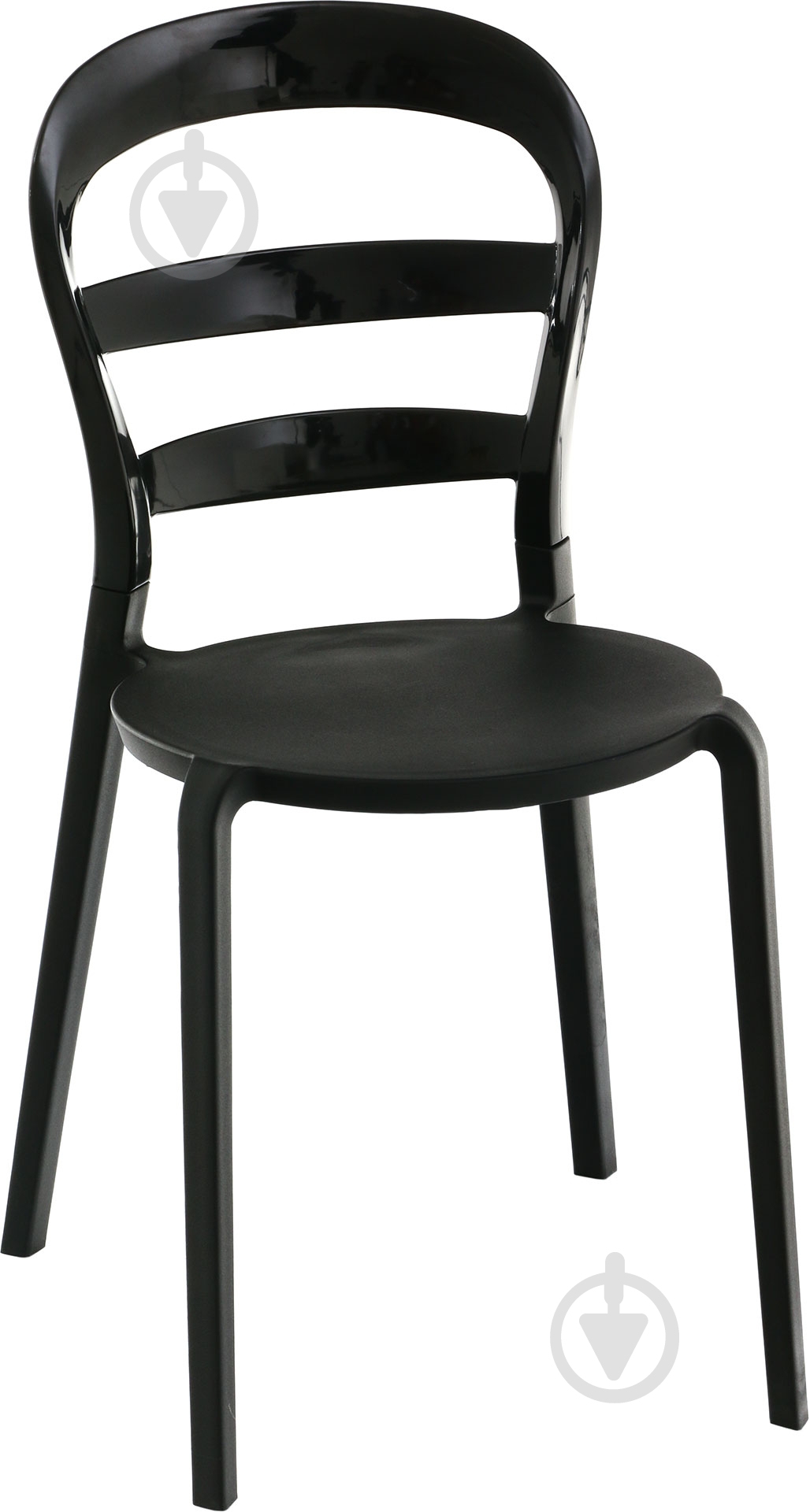 Стул обеденный АС-070 черный черный/черный - фото 1 Стул обеденный АС-070 черный черный/черный - фото 1
