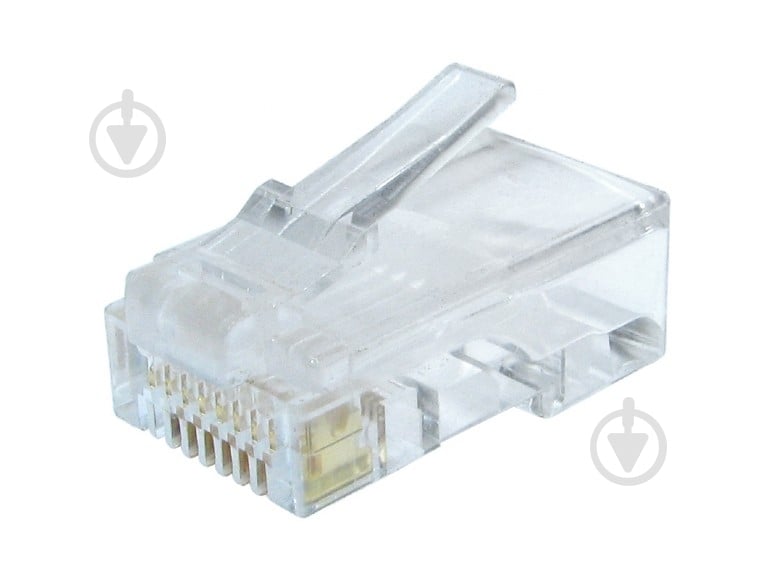 Коннектор Cablexpert LC-8P8C-002/100, 8P8C, CAT-6, UTP, позолоченные контакты (100 шт.) - фото 1 Коннектор Cablexpert LC-8P8C-002/100, 8P8C, CAT-6, UTP, позолоченные контакты (100 шт.) - фото 1