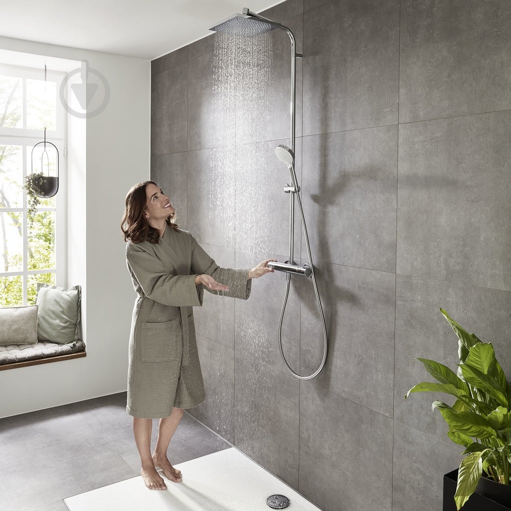 Душевая система Hansgrohe Crometta E 240 Varia Showerpipe 26785000 - фото 3
