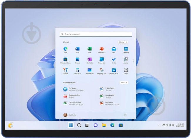 Планшет Microsoft Surface Pro-9 PS Touch 13" 16/512GB Wi-Fi blue (QIY-00033) - фото 1