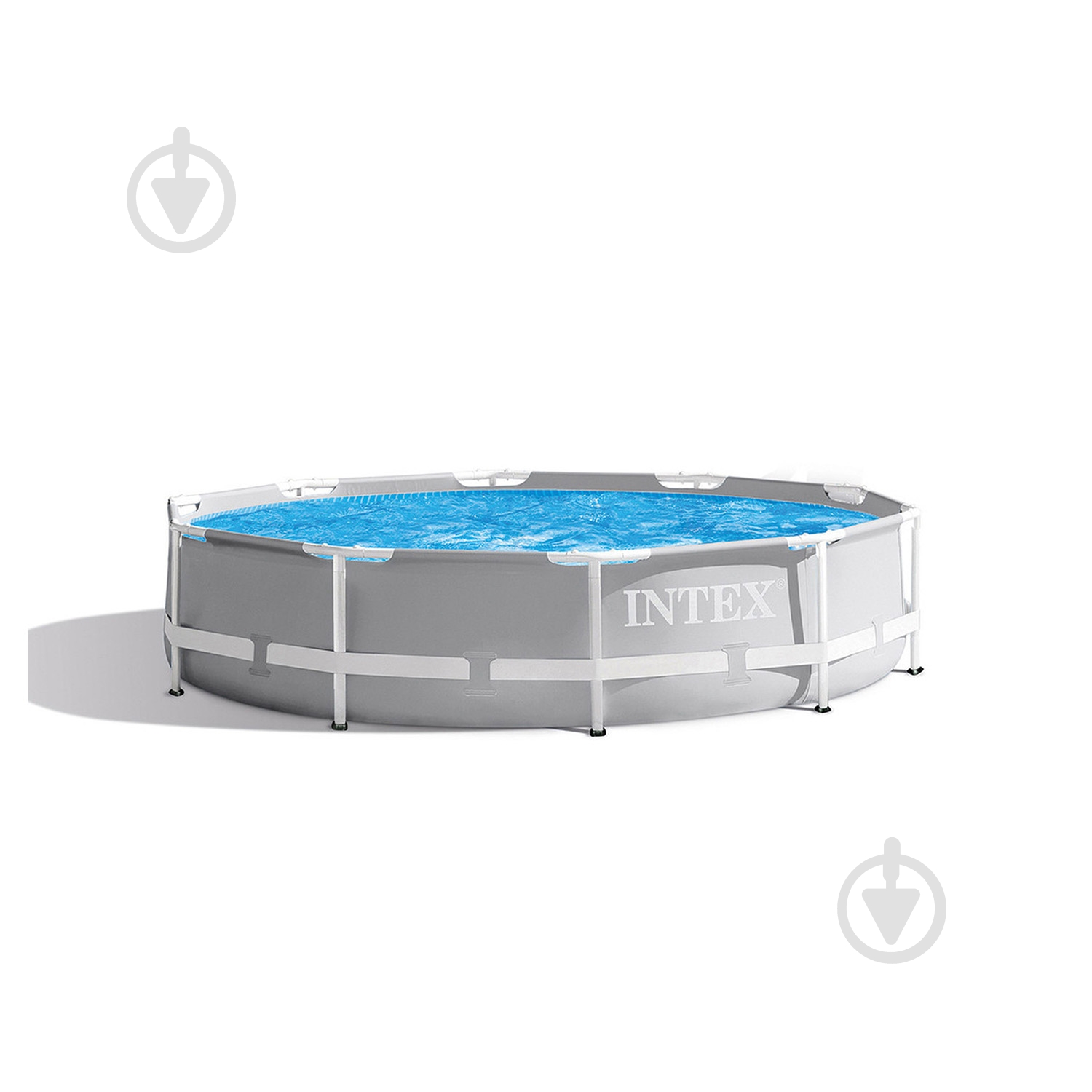 Бассейн каркасный Intex серый 26706 305x80 см 6148 л - фото 1 Бассейн каркасный Intex серый 26706 305x80 см 6148 л - фото 1