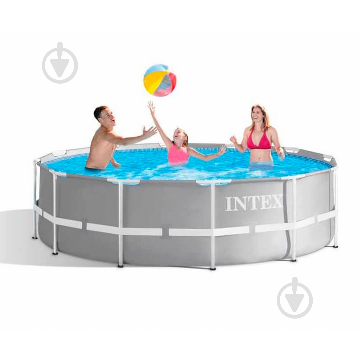 Бассейн каркасный Intex серый 26706 305x80 см 6148 л - фото 2 Бассейн каркасный Intex серый 26706 305x80 см 6148 л - фото 2