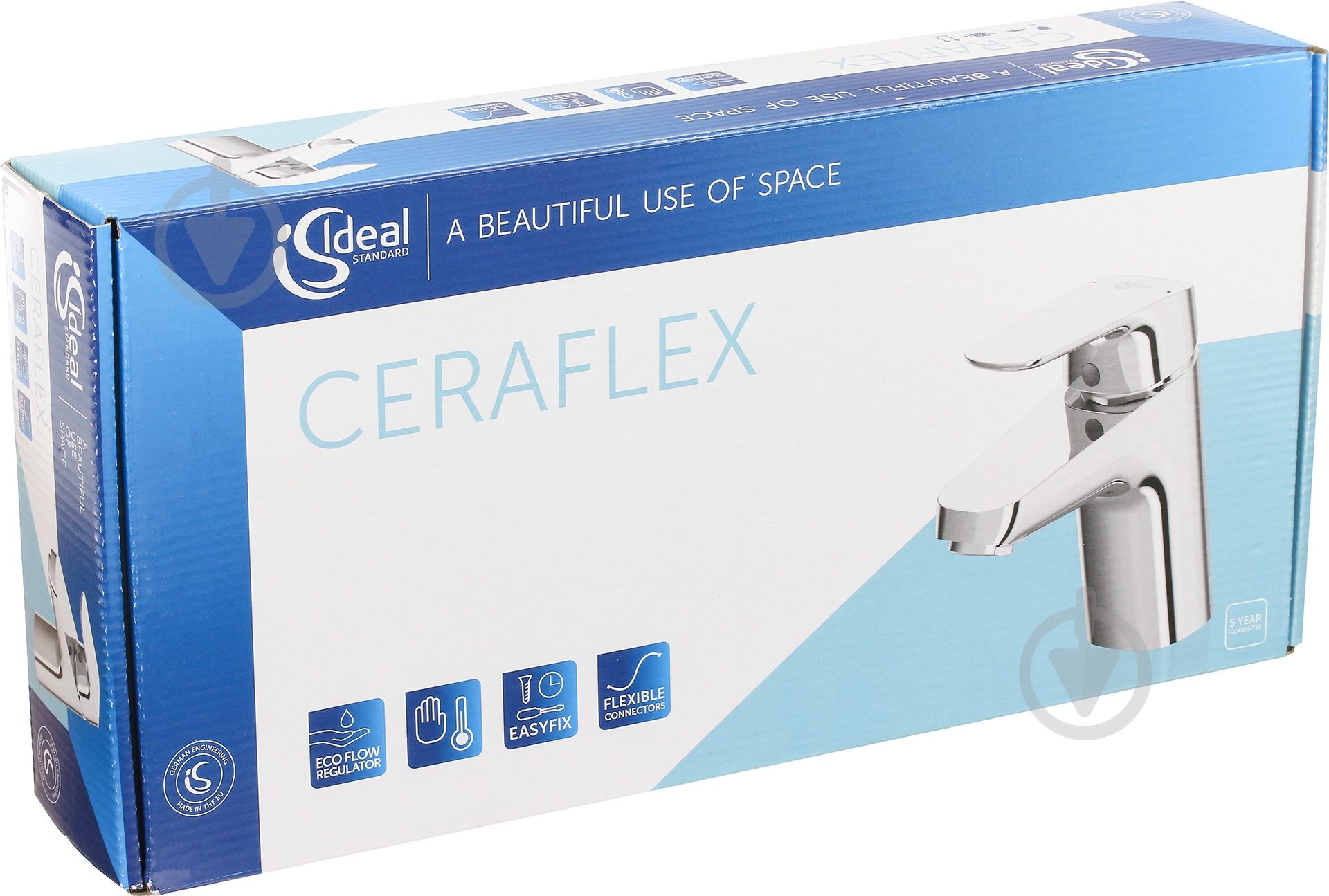 Смеситель для умывальника Ideal Standard CeraFlex B1710AA - фото 2 Смеситель для умывальника Ideal Standard CeraFlex B1710AA - фото 2
