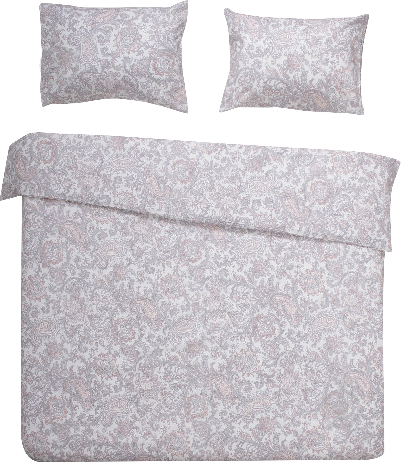 Комплект постельного белья Basic Royal 2,0 розовый La Nuit (без простыни) - фото 1