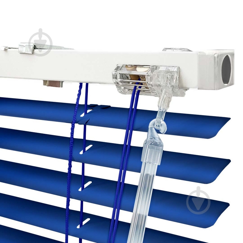 Жалюзі Rollotex алюмінієві горизонтальні з фіксацією 49х140 см сині глянцеві - фото 3 Жалюзі Rollotex алюмінієві горизонтальні з фіксацією 49х140 см сині глянцеві - фото 3