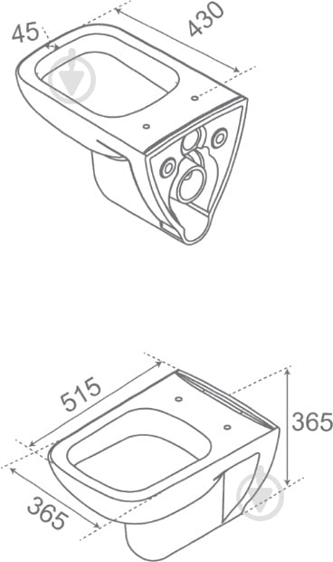 Унитаз подвесной CeraStyle Duru - фото 4