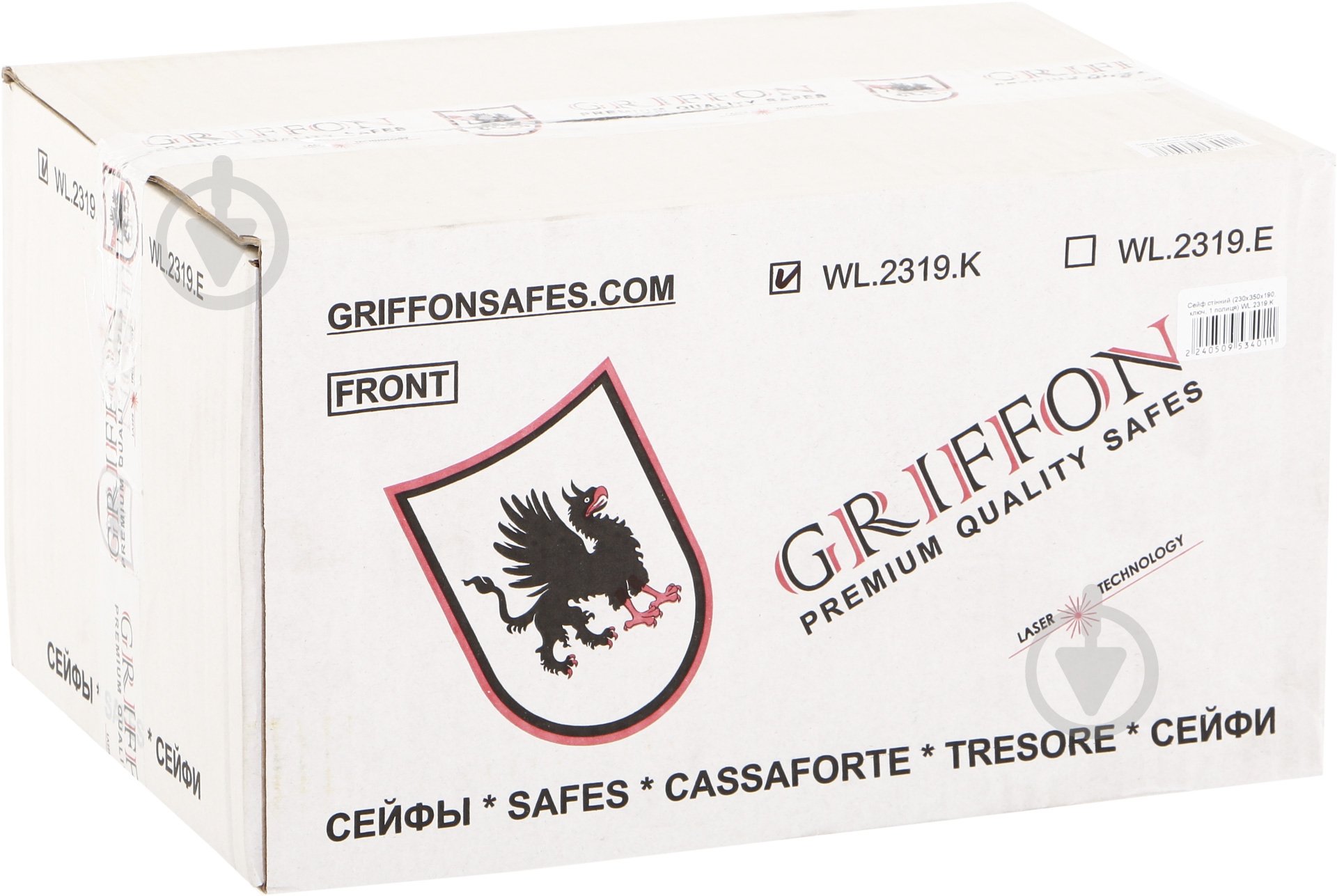 Сейф встраиваемый Griffon WL.2319.K - фото 11