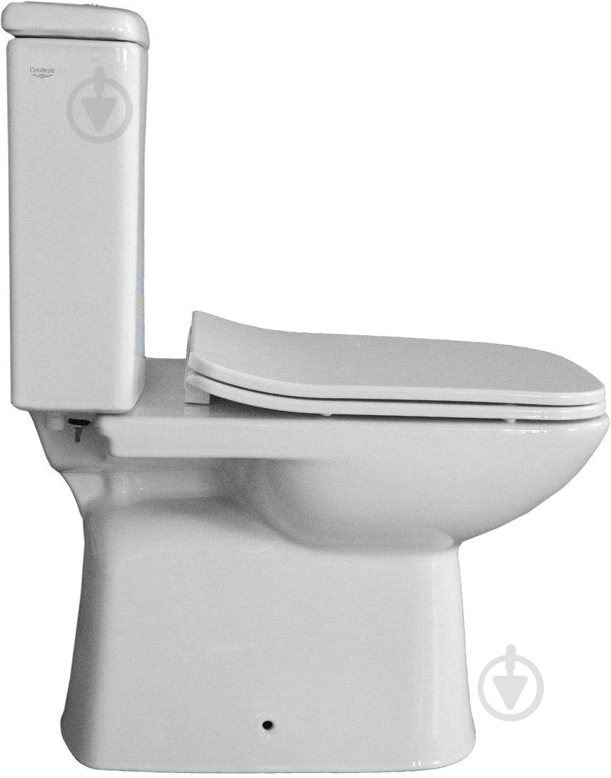 Унітаз-компакт CeraStyle Duru з вертикальним зливом - фото 2 Унітаз-компакт CeraStyle Duru з вертикальним зливом - фото 2