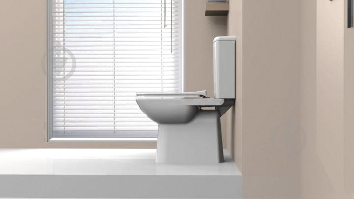 Унитаз-компакт CeraStyle Duru с горизонтальным сливом - фото 9