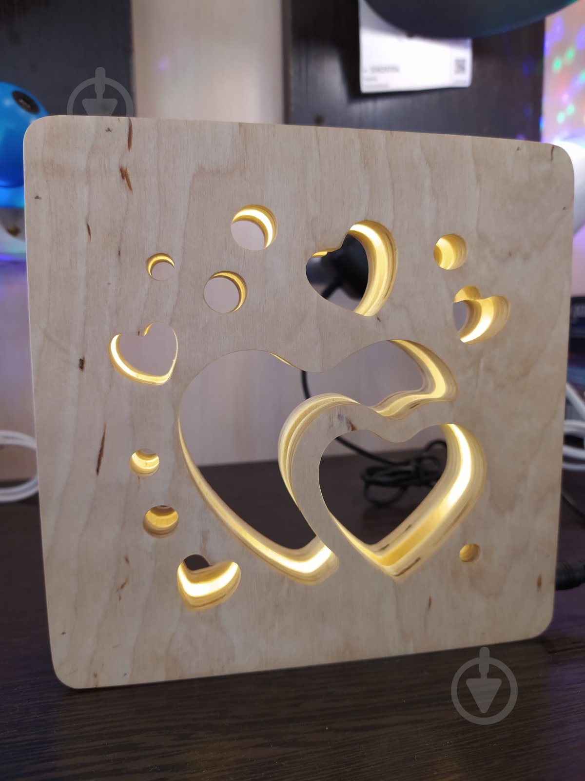 Ночник Iterna LED 8 Вт дерево светлое - фото 1 Ночник Iterna LED 8 Вт дерево светлое - фото 1