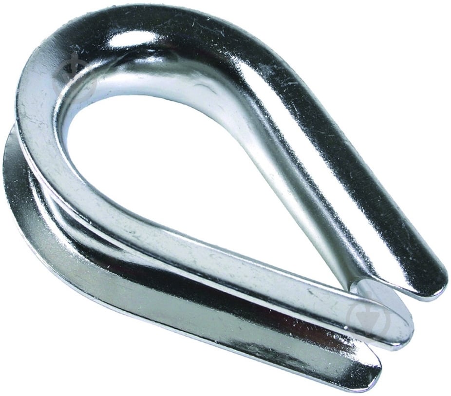 Коуш для стальних канатов 8 мм DIN 6899 сталь 2 шт. - фото 1