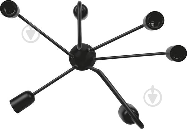 Люстра потолочная Ledvance Vintage Edition 1906 Pipe Angled 6x60 Вт E27 черный - фото 3