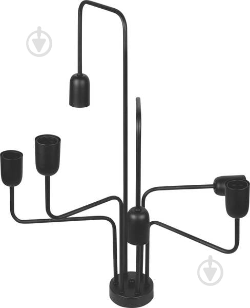 Люстра потолочная Ledvance Vintage Edition 1906 Pipe Angled 6x60 Вт E27 черный - фото 2