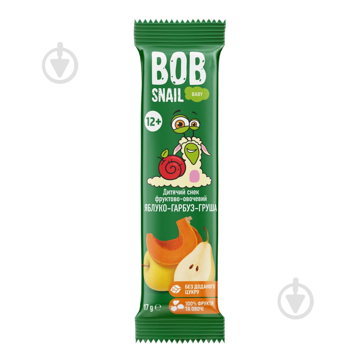 Снек Bob Snail Яблоко-Тыква-Груша, 17 г - фото 1
