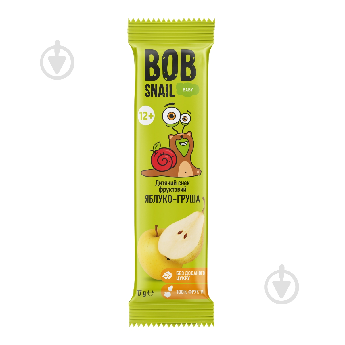 Снеки Bob Snail Яблоко-Груша, 17 г - фото 1