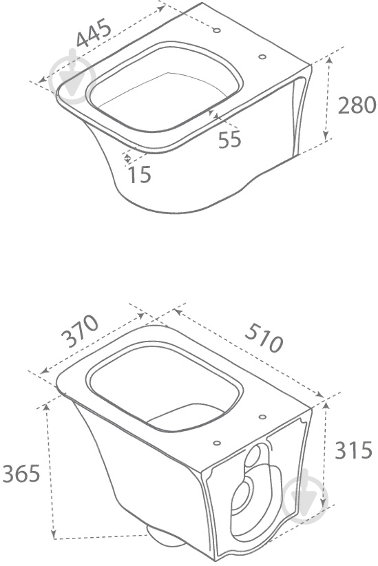 Унитаз подвесной CeraStyle Ibiza - фото 6