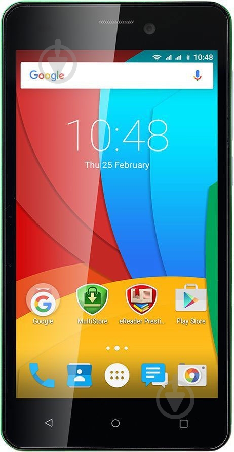 Смартфон Prestigio Wize P3 3508 DualSim 1/8GB green - фото 1