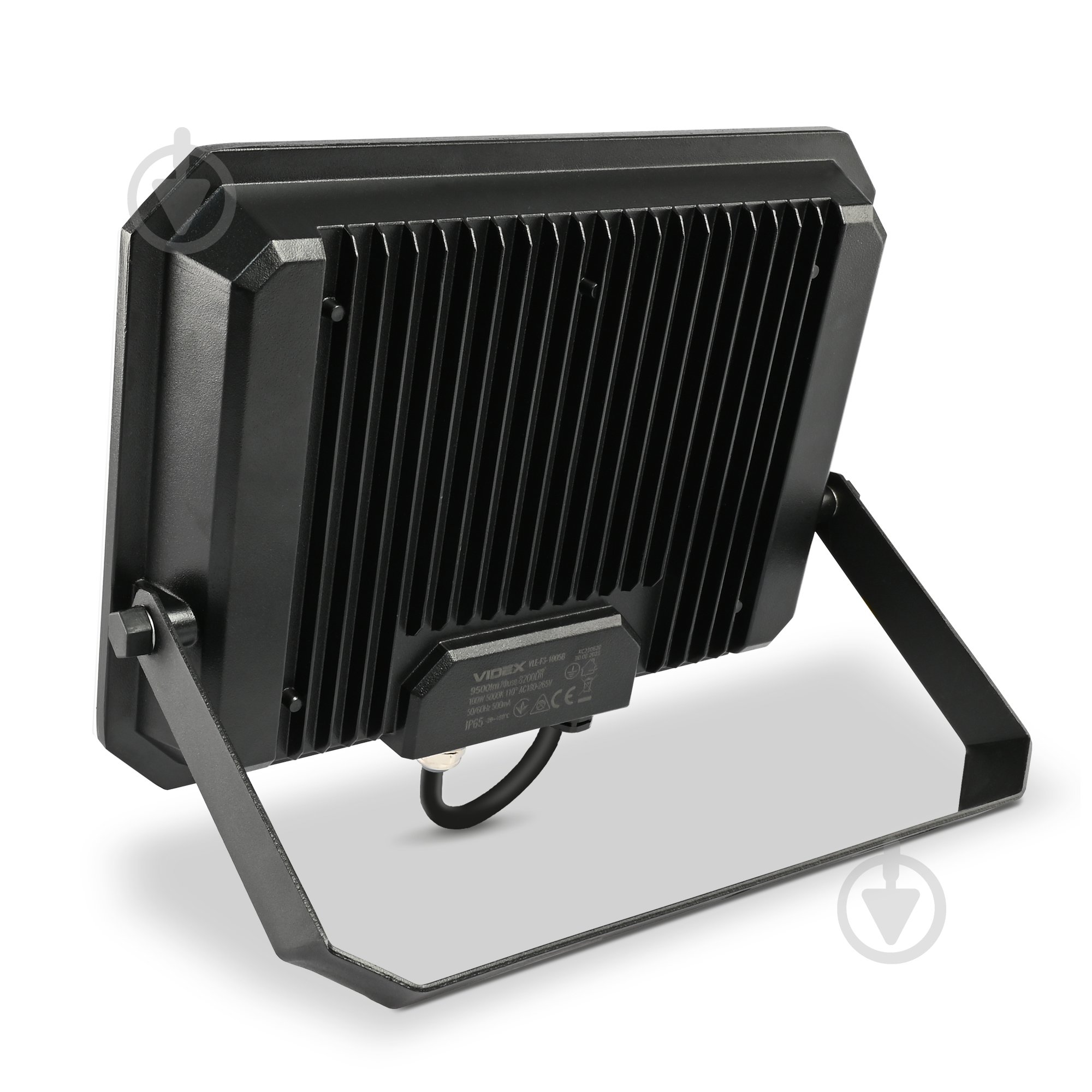 Прожектор світлодіодний Videx 5000K 100 Вт IP65 чорний 27716 - фото 4 Прожектор світлодіодний Videx 5000K 100 Вт IP65 чорний 27716 - фото 4