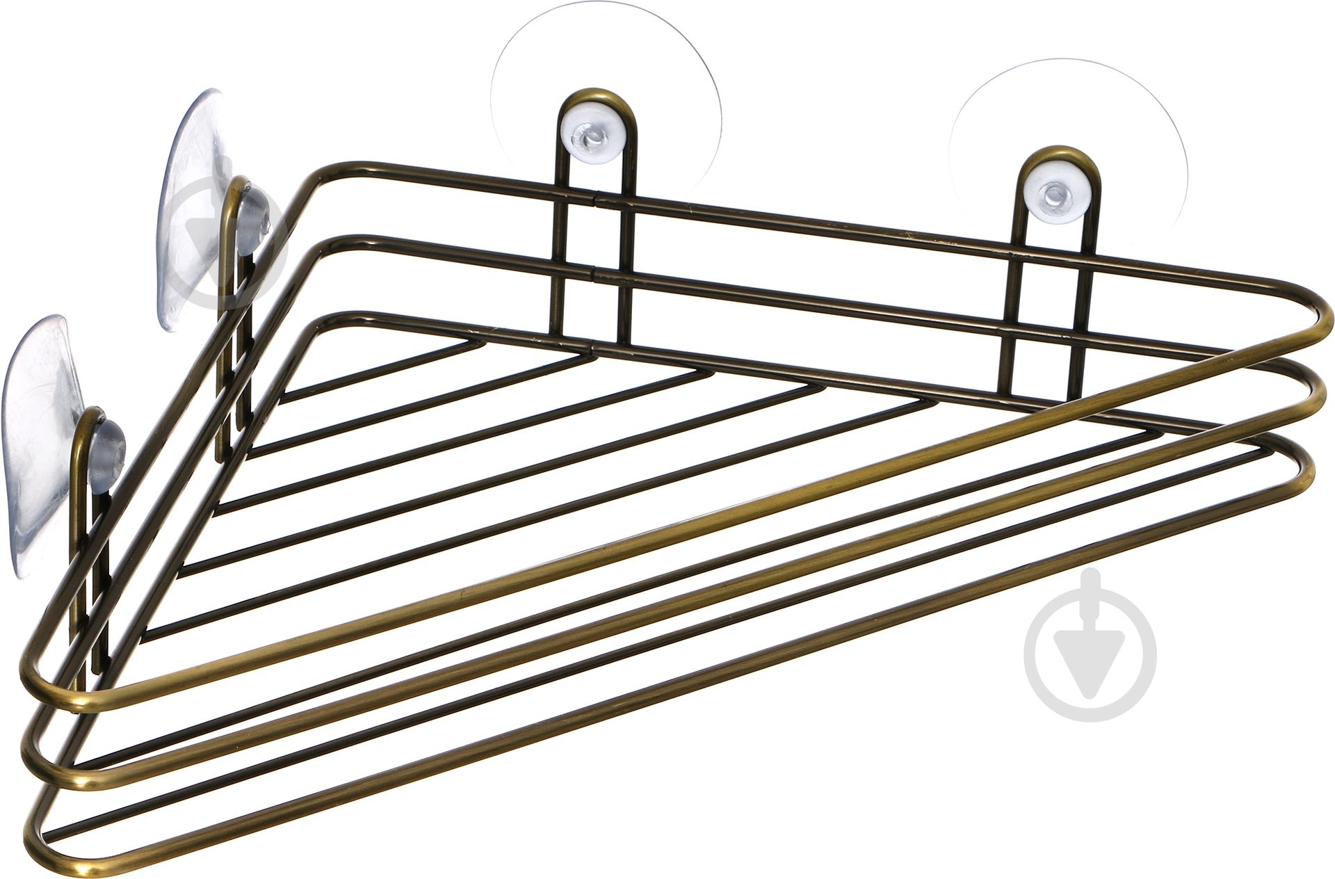 Полка угловая Lemax на присосках EBA-10550 BA для ванной комнаты 310х171х67 мм - фото 1