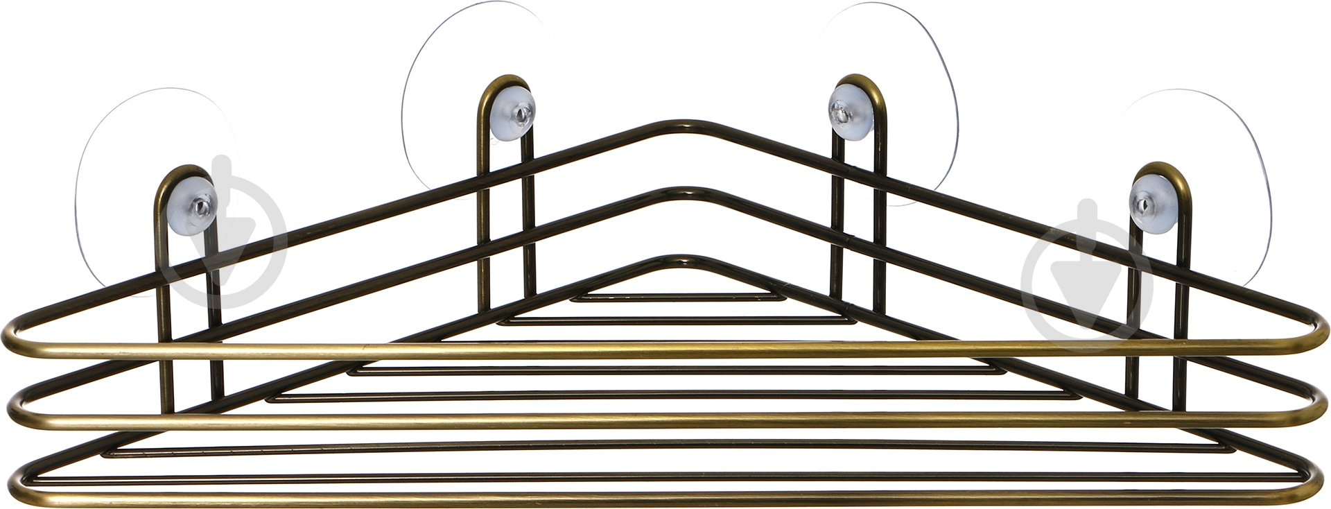 Полка угловая Lemax на присосках EBA-10550 BA для ванной комнаты 310х171х67 мм - фото 2