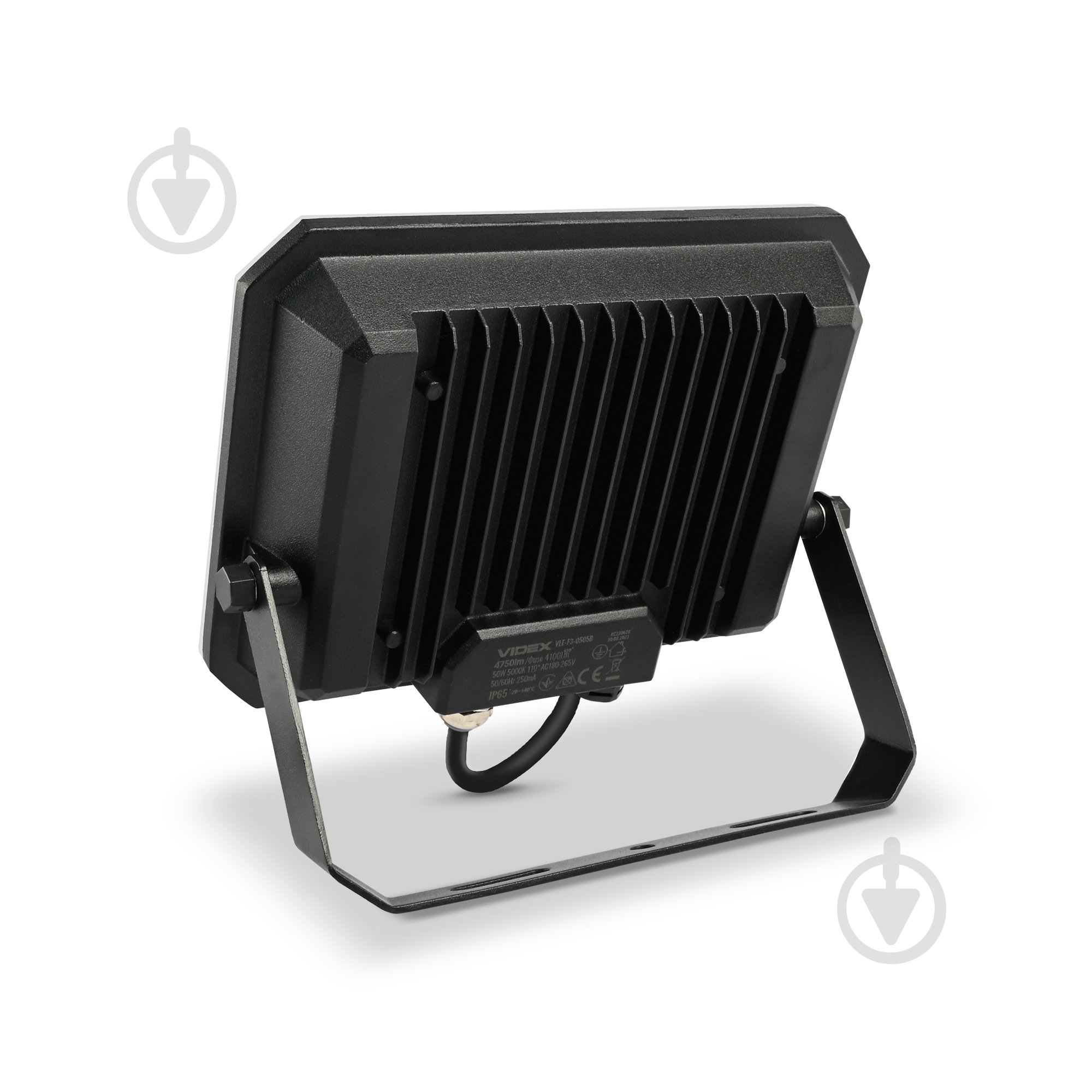 Прожектор светодиодный Videx 5000K 50 Вт IP65 черный 27715 - фото 3 Прожектор светодиодный Videx 5000K 50 Вт IP65 черный 27715 - фото 3