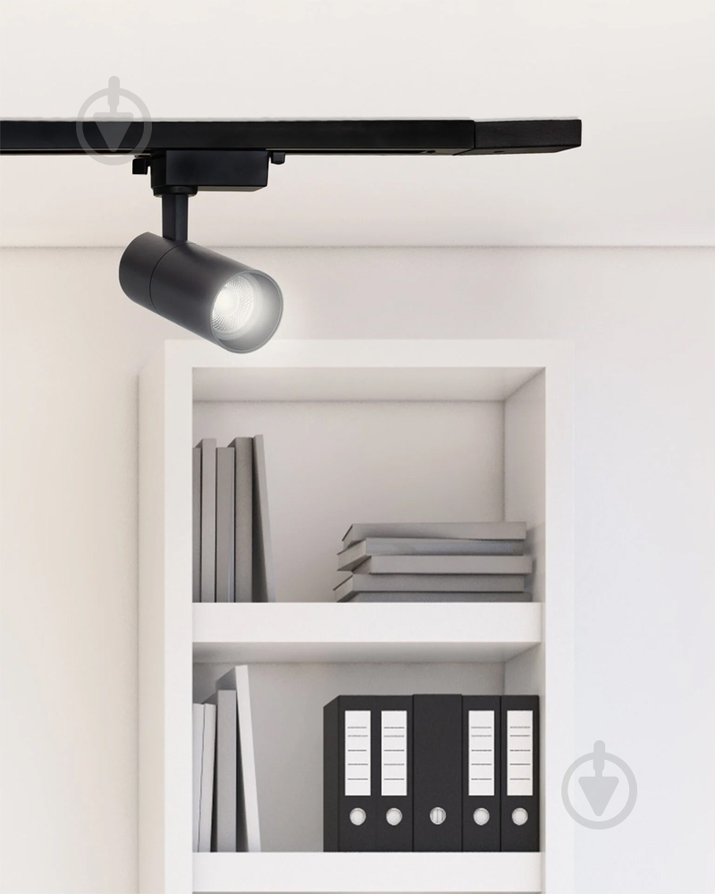 Трековий світильник Goldlux Shark 20 Вт 4000 К чорний 329066 - фото 2 Трековий світильник Goldlux Shark 20 Вт 4000 К чорний 329066 - фото 2