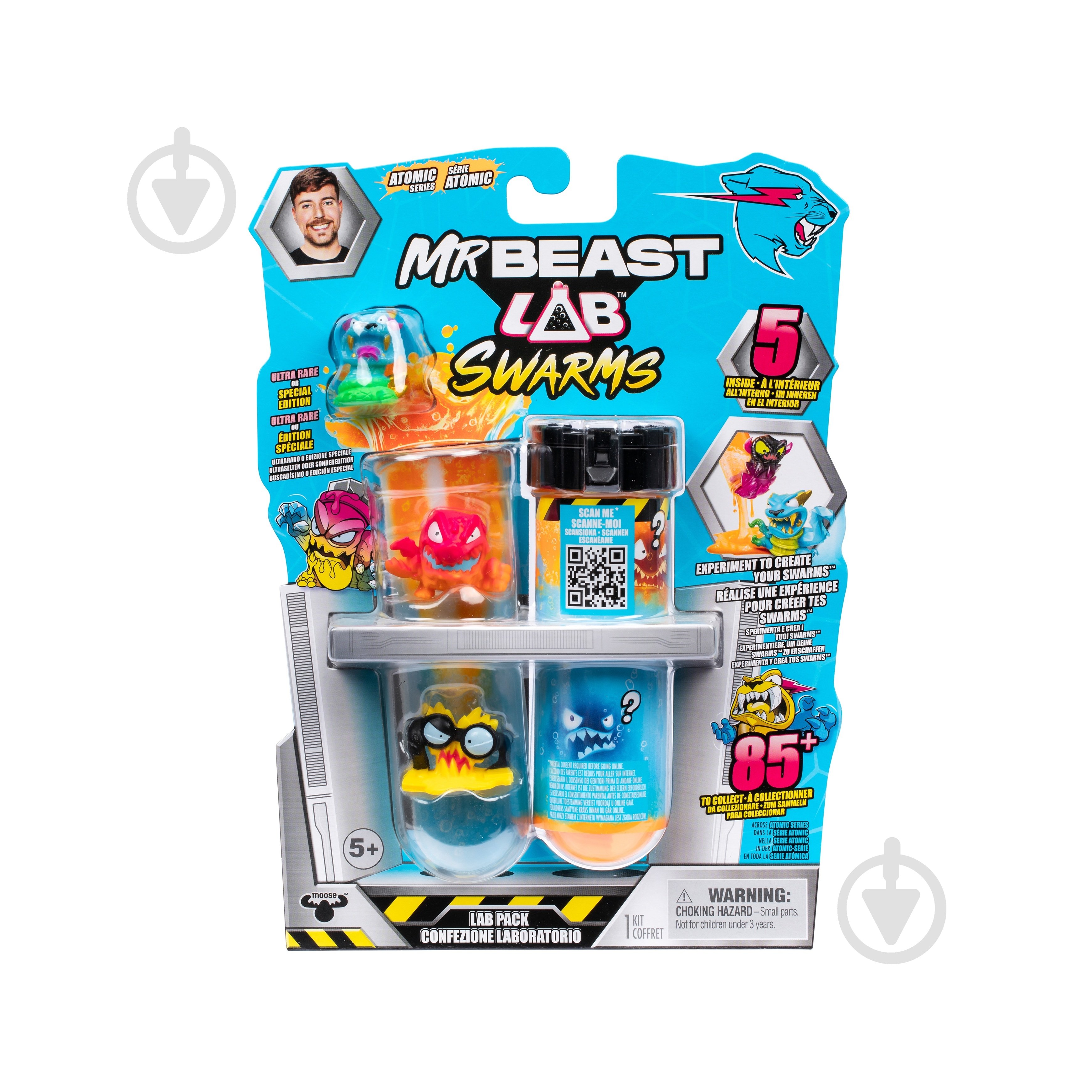 Игровой набор MrBeast Lab Лаборатория в пробирке Atomic Swarms 5 124721 - фото 1 Игровой набор MrBeast Lab Лаборатория в пробирке Atomic Swarms 5 124721 - фото 1