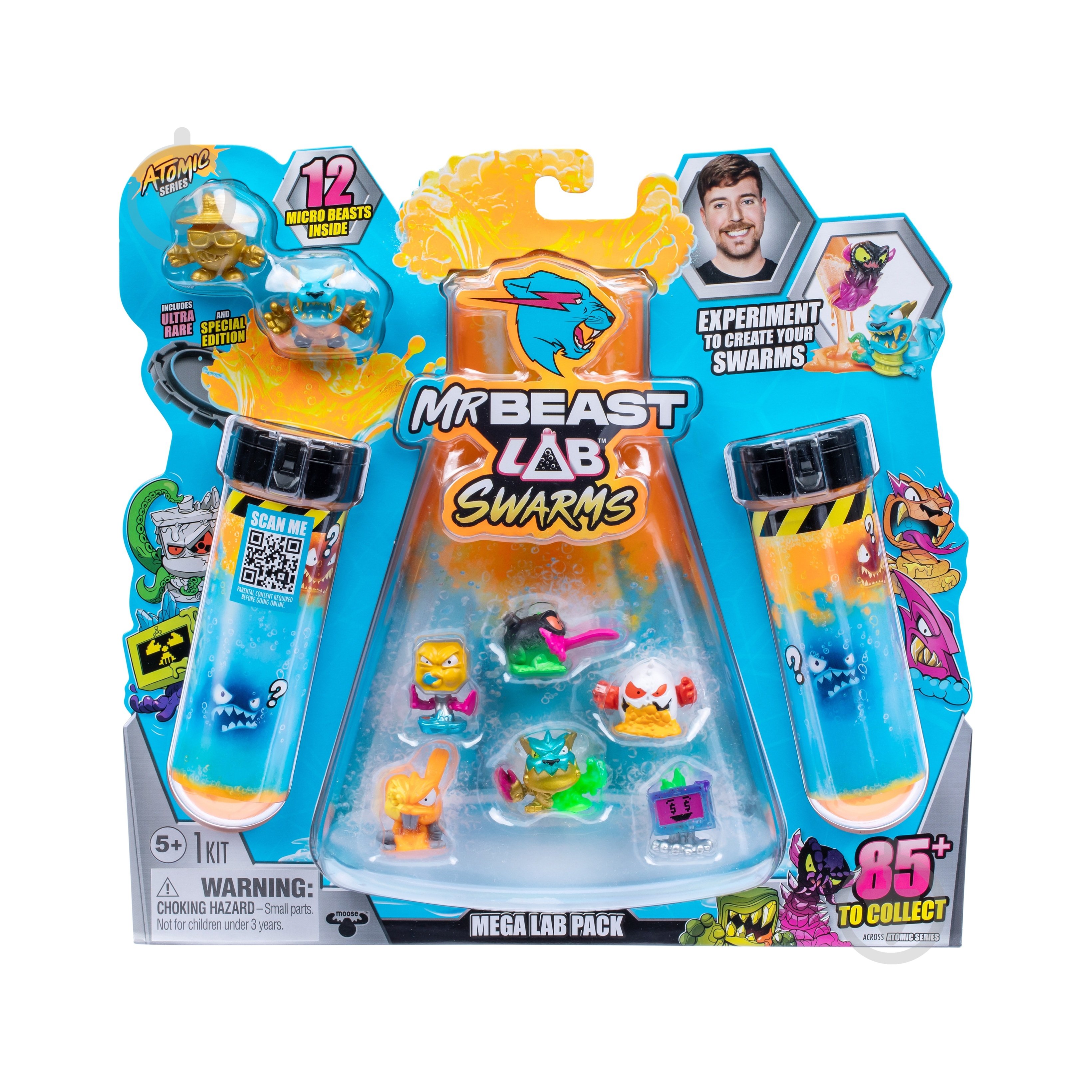 Игровой набор MrBeast Lab Лаборатория в пробирке Atomic Swarms 12 124720 - фото 1