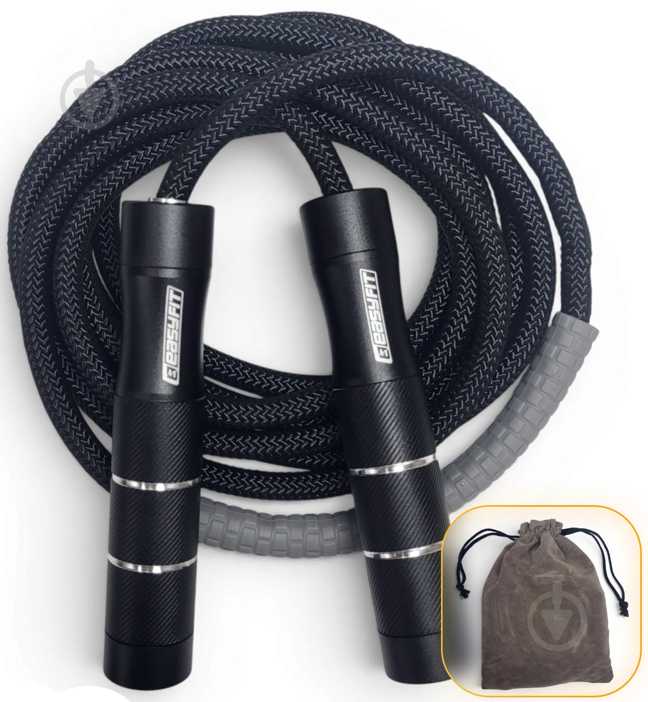 Скакалка EasyFit для бокса 2 в 1 CrossPower - фото 1